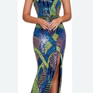 Elegant Multicolor Women's Dress